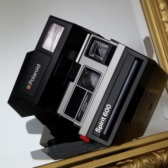 ❗Polaroid Spirit 600 Grey Silver Instant Film Poloroid Camera❗ - Picture 2 of 9